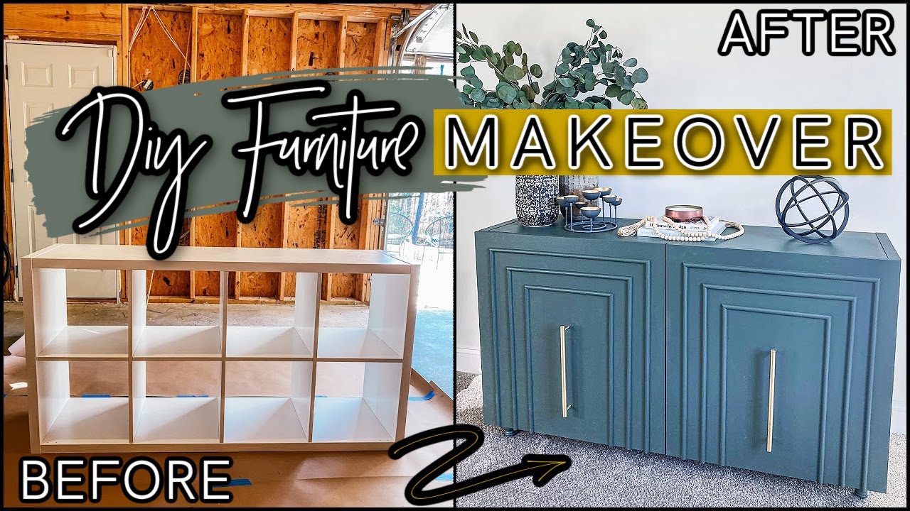 FURNITURE FLIP DIY IKEA Bookshelf to DIY High End Credenza/Sideboard