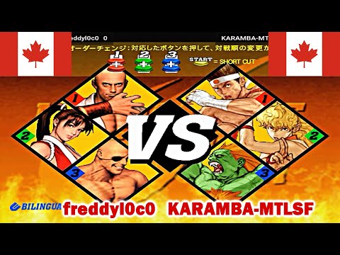 Capcom vs. SNK 2: Mark of the Millennium 2001 - freddyl0c0 vs KARAMBA-MTLSF