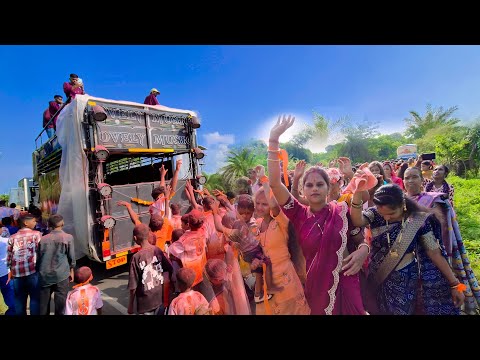 गणपती बाप्पा मोरया मंगल मुर्ती मोरया ✌️ Lovely Dj Musical MH 🔥 At Vevaji Bavalpada