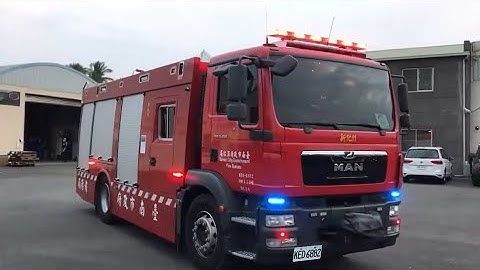 Many Wain donates LED warning lights to City Firetruck