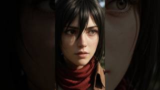 Mikasa Ackermann in Realistic 3D / AI Animation! ⚔️🔥