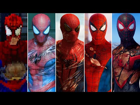 Видео: Эволюция боевого костюма в играх с Человеком-пауком