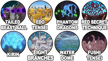 All S-RANK Jutsu in Naruto Explained in 24 minutes