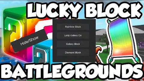 rblx lucky blocks battlegrounds V2 gui script op