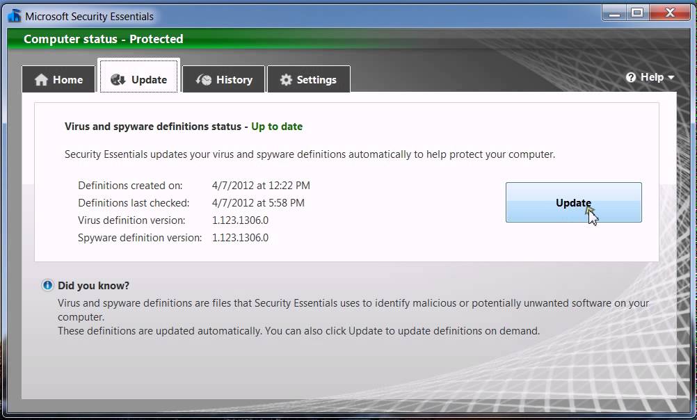 Microsoft Security Essentials Free Antivirus! YouTube