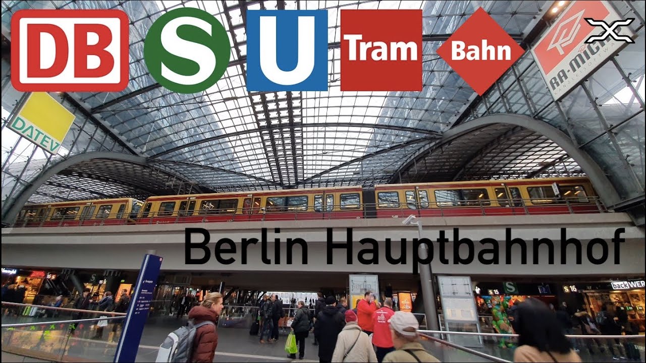Berlin Hauptbahnhof Central Station Main Station Walkthrough Berlin Hauptbahnhof Central Station Main Station Walkthrough