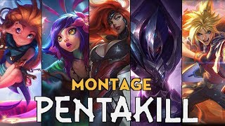 Pentakill Montage #62 ( Zoe, Azir, Ezreal,.. ) | League Of Legends Mid