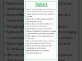 Essay On Nature Shorts Nature Youtubeshorts Environment Climate Learnenglish English Viral mp3