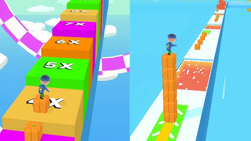 CUBE SURFER NEW UPDATE - All Levels Gameplay iOS, Android Game (LEVEL 33 - 34)