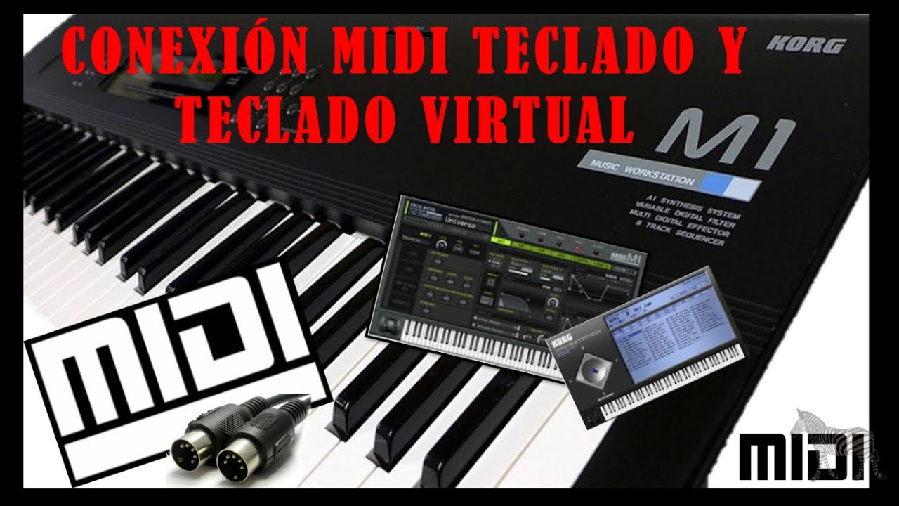 CONEXIÓN M1 A INSTRUMENTO VIRTUAL VÍA MIDI YouTube