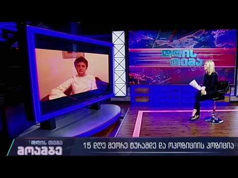 „მოამბე - დღის თემის“ კითხვებს თეა წულუკიანმა უპასუხა
