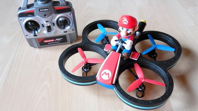 Carrera RC - Officially Licensed Flying Cape Super Mario 2.4GHz 2-Channel  Rechargeable Remote Control Helicopter Drone Toy with Easy to Fly Gyro