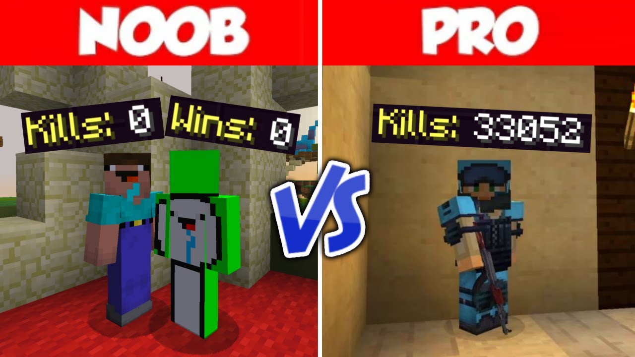 NOOBS vs PRO: Minecraft CSGO Ripoff (Minestrike) - YouTube