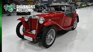 1949 MG TC Roadster - 2023 Shannons Summer Timed Online Auction
