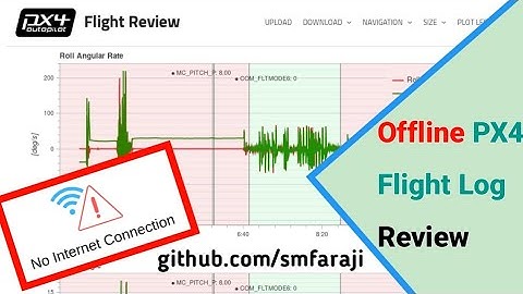 Offline PX4 Flight Log Review and Analyze