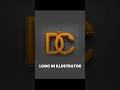 Logo design in Adobe illustrator ✨#shorts #trending #viral #viralvideo #youtubeshorts