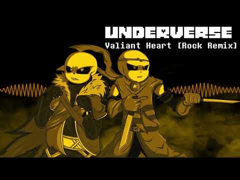 Видео: Underverse - Valiant Heart [Rock Remix]