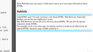 Complete Introduction to HTML5 - Special Characters (4/22)