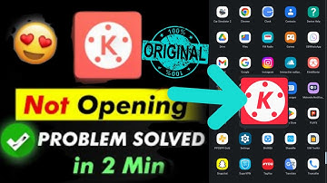 Kinemaster Not Opening Problem Solved [100% Working] Kinemaster open nhi ho rha problem #kinemaster