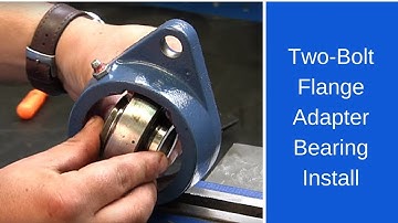 Adapter bearing installation