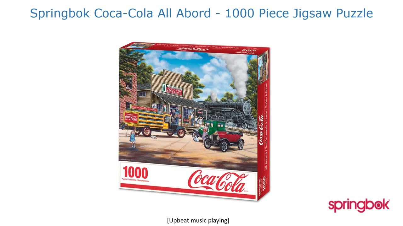 Coca-Cola All Aboard 1000 Piece Jigsaw Puzzle
