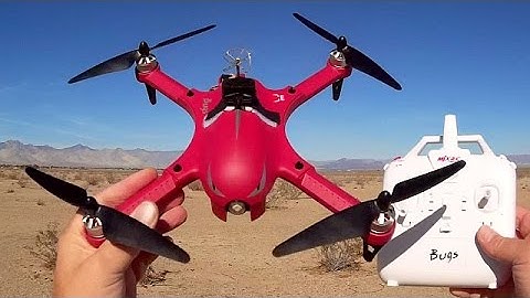 Red MJX Bugs 3 FPV Sport Drone Flight Test Review