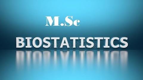 M.SC. (BIO-STATISTICS)  | P. G. COURSES AT S.D.N.B.V.C