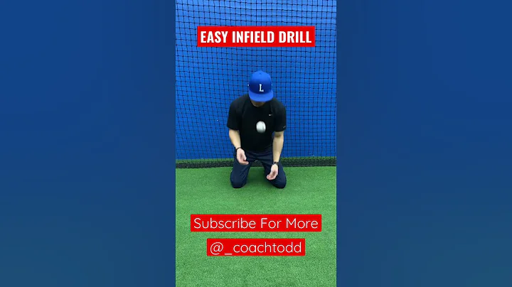 Easy infield drill. #baseball #baseballshorts #baseballlife #viral #infielddrills #infielddrill
