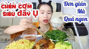 Ăn mâm cơm siêu đầy ụ với cá diêu hồng chiên, rau đắng, xoài dầm mắm SIÊU NGON MIỆNG.