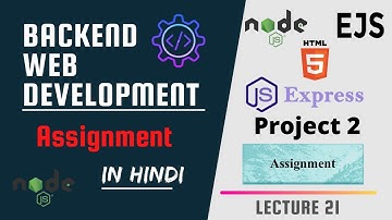 Backend Web Development Assignment 2
