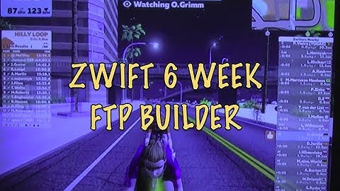 ZWIFT 6 Week Beginner FTP Builder Results