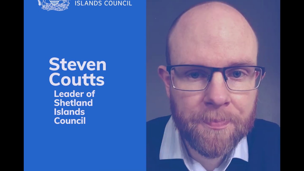 Message from Steven Coutts, leader of Shetland Islands Council - YouTube