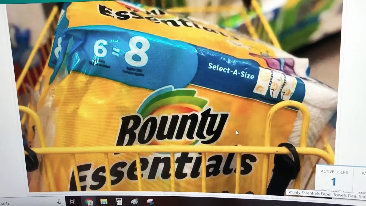 Hot Dollar General Deal on Bounty Paper Towels (starts 6/24) YouTube
