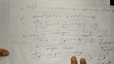 Compton Effect Part 5 for B.Sc 3rd Year by Sapna Agarwal