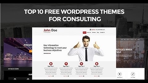 Top Ten Free WordPress Themes for Consulting