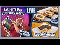 🔴Live: Father's Day at Disney World! - Special Snacks - Disney World Livestream