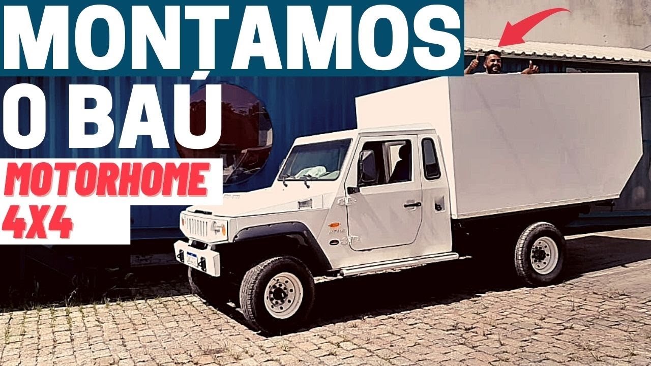 MONTAGEM DE BAÚ PARA MOTORHOME - O SEGREDO DESVENDADO | URSO NA ESTRADA | CAMPER 4X4 | OVERLAND