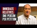 Immediate Relatives: One Person Per Petition