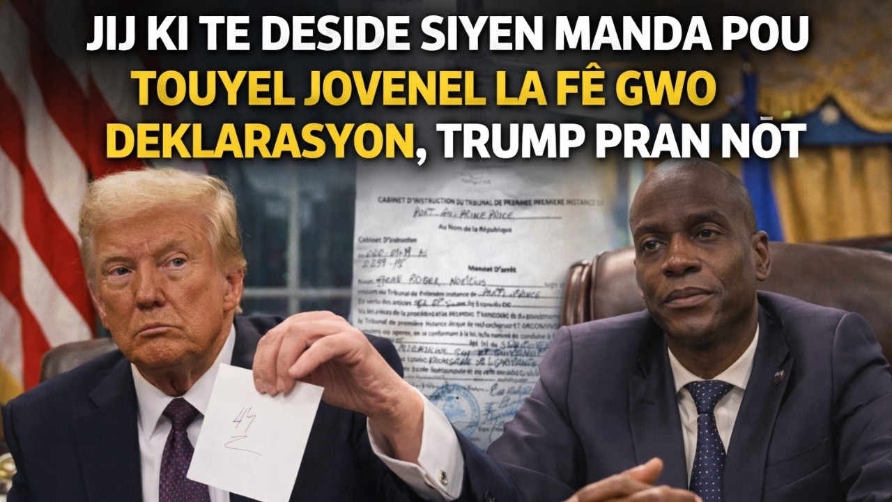 CHÒK TOTAL! JIJ KI TE SIYEN MANDA ASASINA JOVENEL FÈ GWO REVELASYON