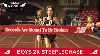 Boys 2000m Steeplechase Championship - New Balance Nationals Outdoor 2023