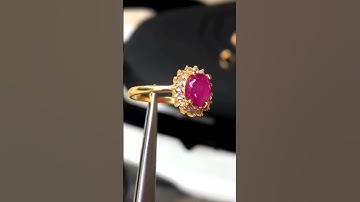 Nhẫn nữ vàng 10k đá ruby Lục Yên [ HV1123-7 ] giá 5.700k - 0921400999