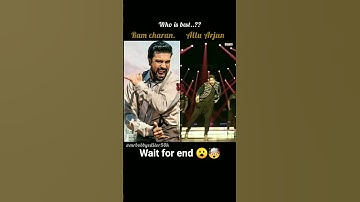 Ram charan vs Allu Arjun (best dance moves) #shorts #viral #trending @mrbobbyeditor50k