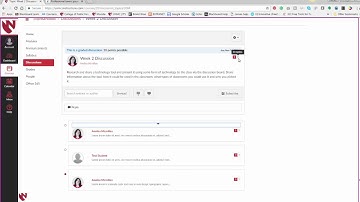 Canvas Discussion Board and Modules Tip Video