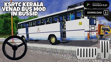 Kerala KSRTC Venad Bus Mod In Bus Simulator Indonesia - Bussid Bus Mod - Bussid Car Mod - Bussid