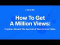 How To Get A Million Views: Building Your Personal Brand