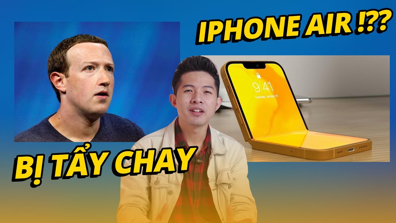 iphone facebook  Update  FACEBOOK BỊ TẨY CHAY - APPLE SẮP RA MẮT iPHONE...AIR !?? #AEUPDATE