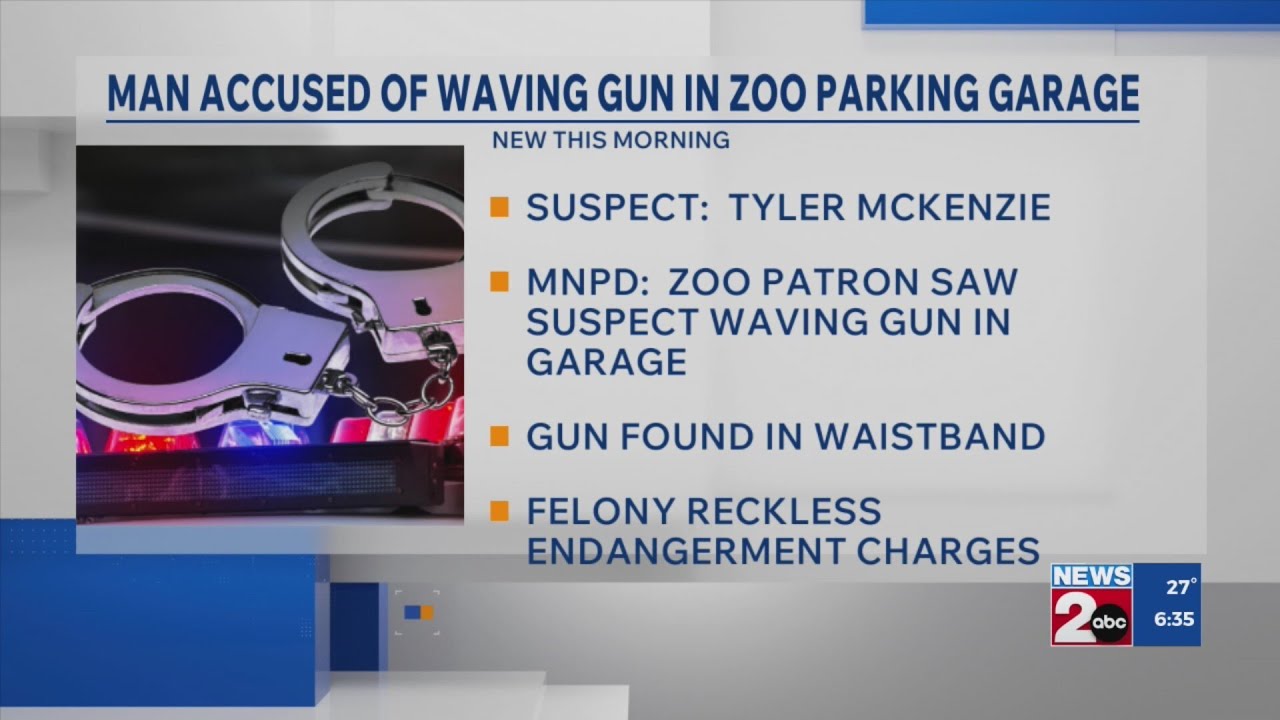 Man accused of waving gun in Nashville Zoo parking garage - YouTube