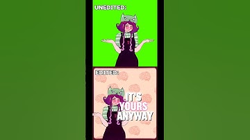 Unedited vs Edited Animation #edit #capcut #animation #meme #animationmeme #art #originalcharacter