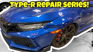Repairing a DAMAGED Type R Civic Series, Disassembly and Repair Part 1
