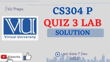 CS304P Lab 3 | Quiz Solution | Fall 2022